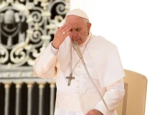 Pope Francis at the General Audience in St. Peter's Square, March 14, 2018. 