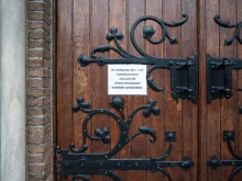 A Dutch church closed because of the global Coronavirus pandemic.