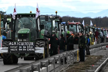 French farmers protest