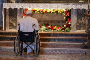 Pope Francis Venice St. Mark tomb