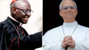 Cardinal Robert Sarah and Pope Leo XIV.